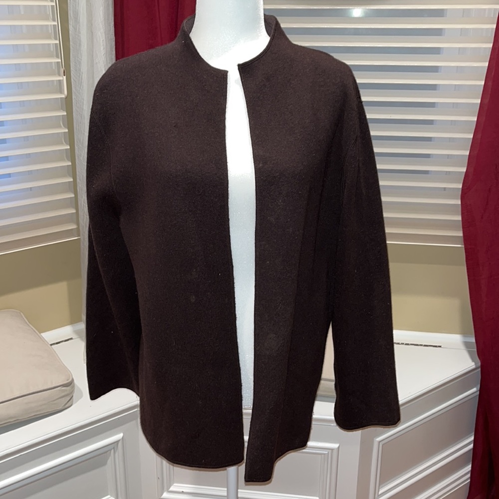 Deane & White Petite short wool cardigan Sz L